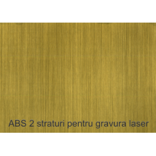Placa ABS aurie in 2 straturi pentru laser
