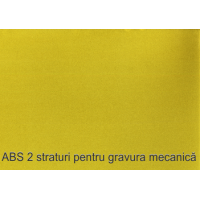 Placa ABS aurie in 2 straturi pentru gravura mecanica