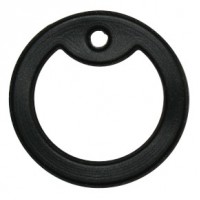 Inel cauciuc Negru pentru Dog Tag
