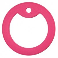 Inel cauciuc Pink pentru Dog Tag