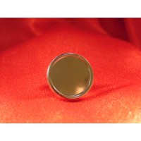 Insigna cu pin rotunda aurie